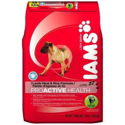 Iams ProActive Health Adult Lamb Meal and Rice Dog Food 46 lbs