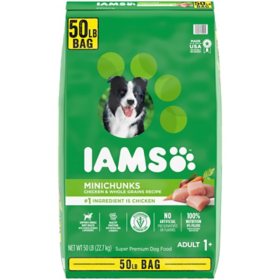 Iams Adult ProActive Health Minichunks Chicken Dry Dog Food 50 lbs.