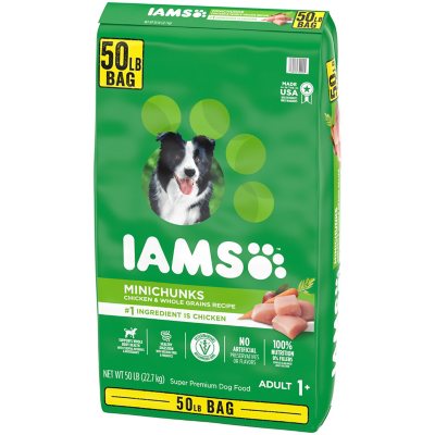 Iams Adult ProActive Health Minichunks Chicken Dry Dog Food 50 lbs