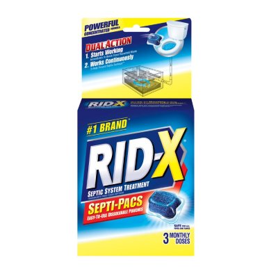 Rid-X Septi Pacs Septic System Maintenance – 3.2oz 3.2 oz