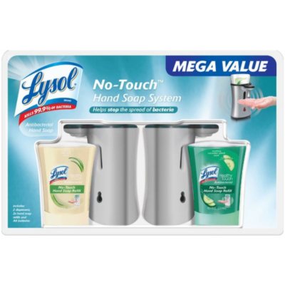 No touch shop hand soap dispenser