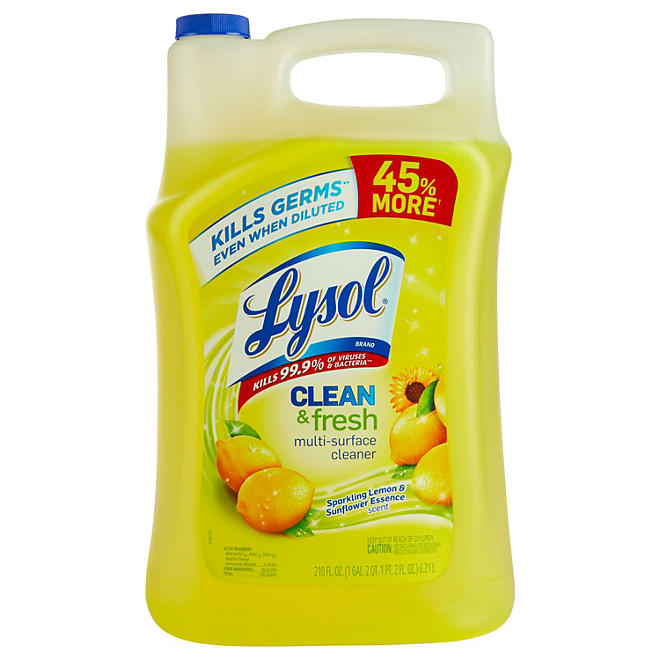 Lysol All Purpose Cleaner, Lemon Sunflower 210 fl. oz.
