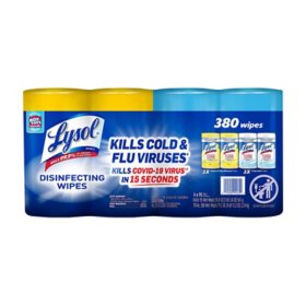 Lysol Disinfectant Wipes, Variety Pack (95 wipes/ pk., 4 pk.)