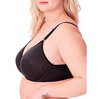 Generic Women Front Closure Bra No Underwire Thin Padded Plus Size
