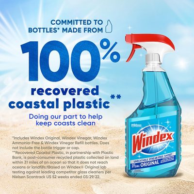  Windex Glass & Multi-Surface Cleaner, 128 Oz Bottle, Case Of 4  : Industrial & Scientific