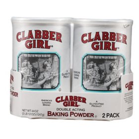 Clabber Girl Baking Powder 22 oz., 2 pk.