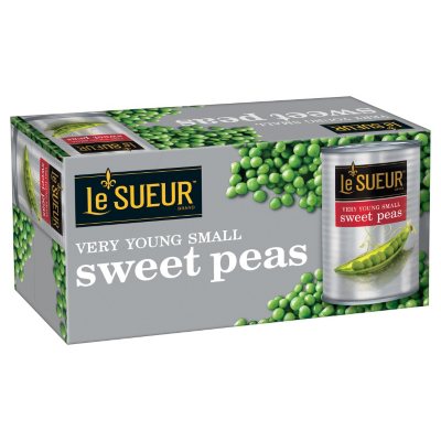 S&W Petit Pois Canned Peas, 15 oz Can