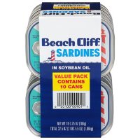 Beach Cliff Sardines in Soybean Oil (3.75 oz., 10 ct.)