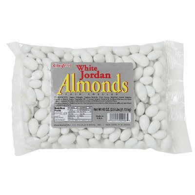 Confetti White Jordan Almonds ( lbs.) - Sam's Club