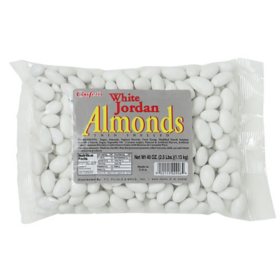 Confetti White Jordan Almonds 2.5 lbs.