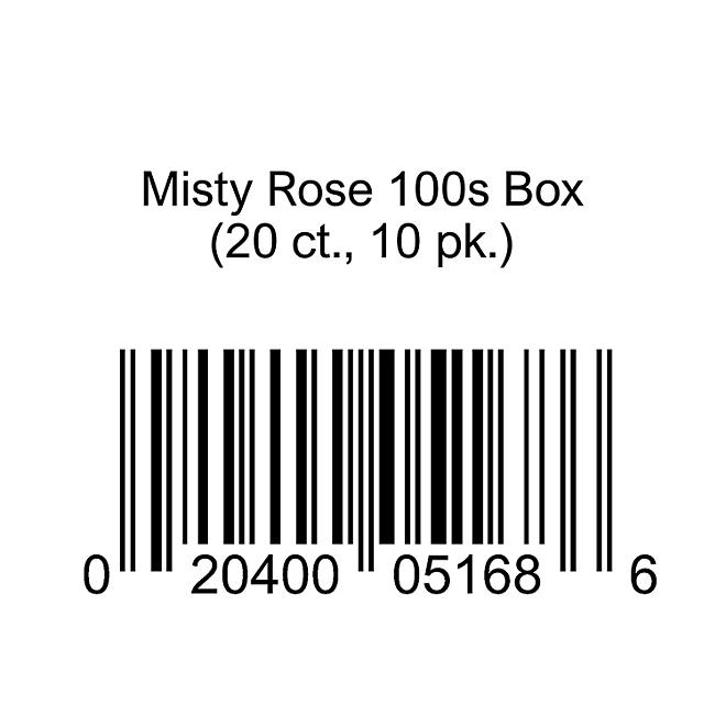 Misty Rose 100s Box (20 ct., 10 pk.)