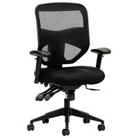 basyx VL532 Series High-Back Task Mesh Chair, Black