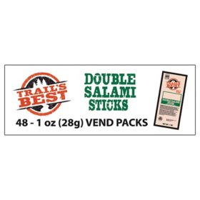 Trail's Best Double Salami Sticks, 1 oz., 48 pk.