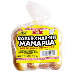 Golden Coin Baked Char-Siu Manapua 26 oz.