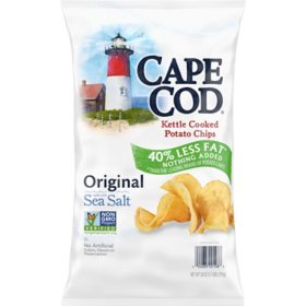 Cape Cod Less Fat Original Kettle Cooked Potato Chips 28 oz.