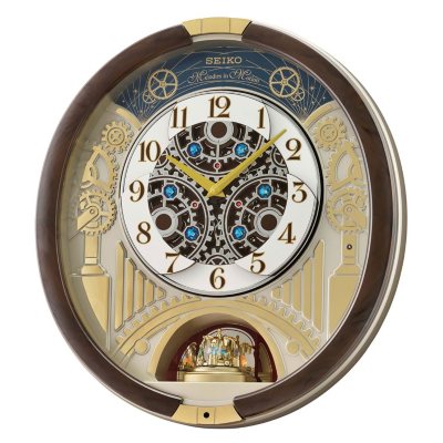 seiko melodies in motion musical wall clock with 18 melodies