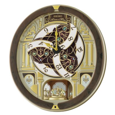 Seiko animated 2025 musical wall clock