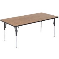Correll 72" x 36" Rectangle Activity Table, Select Color