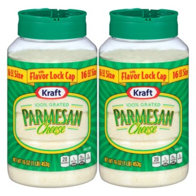 Kraft Grated Parmesan Cheese, 4.5 Pound (Pack of 4)