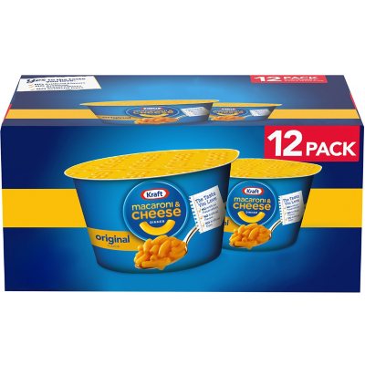Kraft Original Macaroni and Cheese Easy Microwavable Dinner (12 pk.) - Sam's  Club