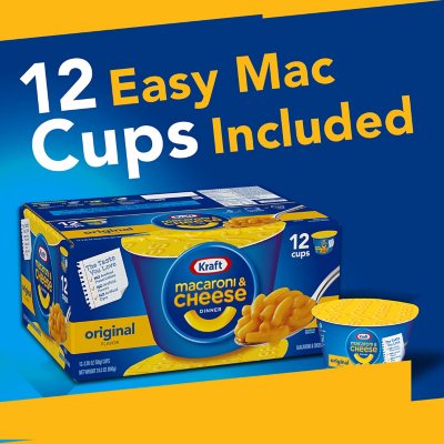 Kraft Original Flavor Macaroni & Cheese Cups - Shop Pantry Meals