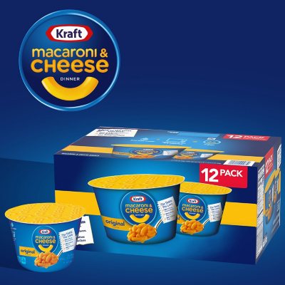 Kraft Original Macaroni and Cheese Easy Microwavable Dinner (12 pk
