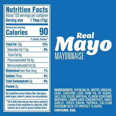 Kraft Real Mayo Classic Mayonnaise Spread - 12 fl oz Bottle, Made with  Cage-Free Eggs