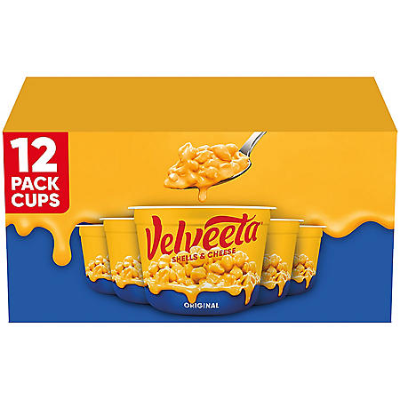 Velveeta Shells and Cheese Cups Original Flavor (12 ct.)