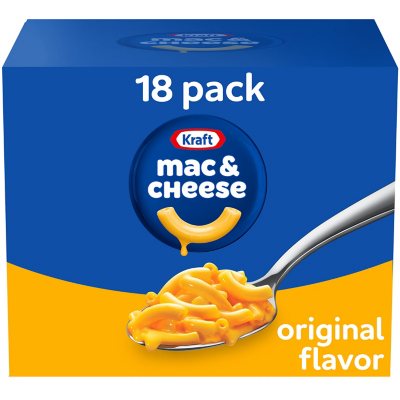 Kraft Original Macaroni & Cheese Dinner, 18 pk./7.25 oz.