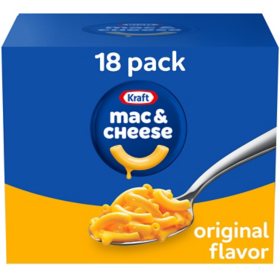 Kraft Original Macaroni and Cheese Dinner, 7.25oz., 18pk.