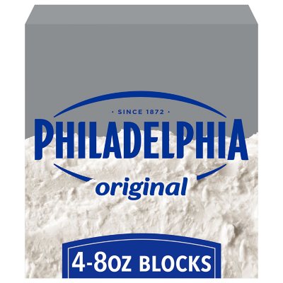 Philadelphia Original Cream Cheese (8 oz., 4 pk.) - Sam's Club