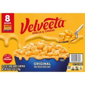 Velveeta Shells and Cheese Original Mac and Cheese Meal 12 oz., 8 ct.