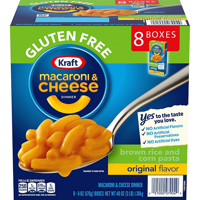 Kraft Gluten-Free Mac and Cheese (6 oz., 8 pk.)