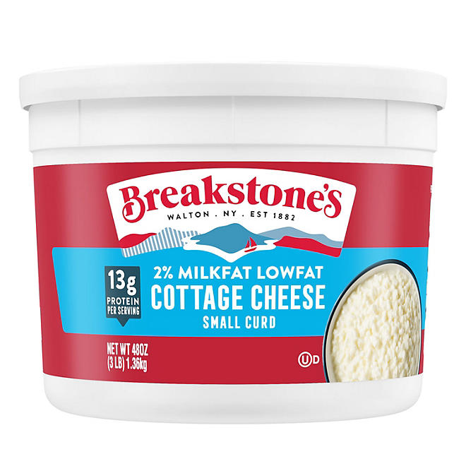 Breakstone's Small Curd 2% Milkfat Lowfat Cottage Cheese (48 oz.)