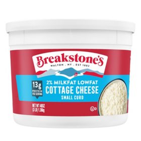 Breakstone's Small Curd 2% Milkfat Lowfat Cottage Cheese, 48 oz.