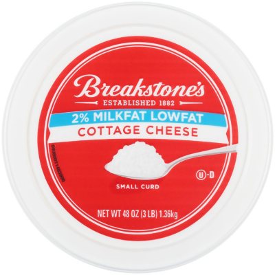 Breakstone s Small Curd 2 Milkfat Lowfat Cottage Cheese 48 oz