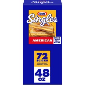 Kraft Singles American Cheese Slices 3 lbs., 72 ct.