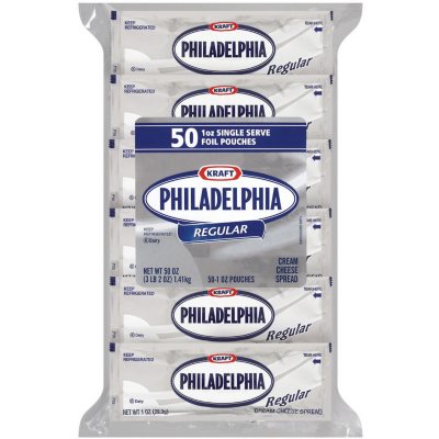 Kraft Philadelphia Regular Cream Cheese Spread - 1 oz. 