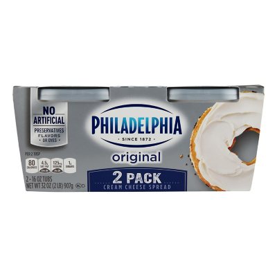 cream philadelphia spread oz cheese kraft regular original ct samsclub