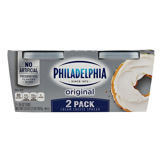 Philadelphia Original Cream Cheese Spread (16 oz., 2 pk.)