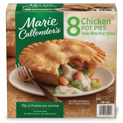 Chicken Pot Pies 8 10 Oz Pies Sam S Club