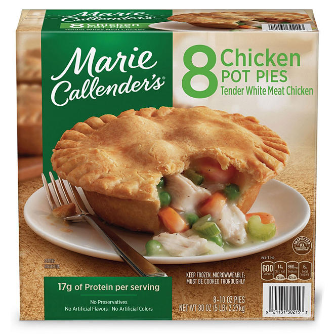 Marie Callender's Chicken Pot Pies, Frozen (8 pk.)