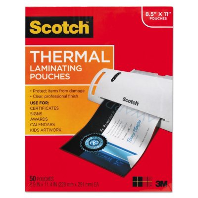 Scotch™ Thermal Laminating Pouches - 50ct - Sam's Club