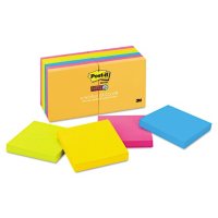 Post-it Notes Super Sticky Pads, 3 x 3, 90 Sheet Pads, 12 Pads, 1,080 Total Sheets, Select Color