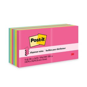 Pack-n-Tape  3M 660-5SSCY Post-it Super Sticky Notes, 4 in x 6 in