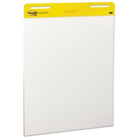 Post-It - Self-Stick Easel Pads, White, 30 Sheets - 2 Pack