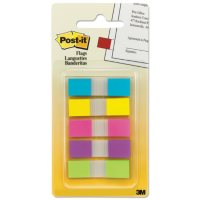 Post-it - Flags in Portable Dispenser - 5 Bright Colors - 5 Dispensers of 20 Flags per Color
