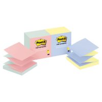 Post-it Pop-up Notes - Pop-up Refill, 4 Alternating Marseille Colors, 3 x 3, 100/Pad -  12 Pads/Pack