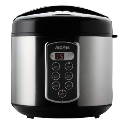 Aroma 8-Cup Rice Cooker & Food Steamer - Stainless - Sam's Club