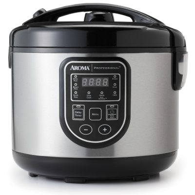 Aroma 8-Cup Rice Cooker and Food Steamer